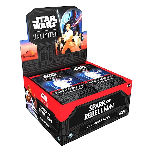STAR WARS: UNLIMITED - SPARK OF REBELLION BOOSTER DISPLAY (24 BOOSTER PACKS) - EN